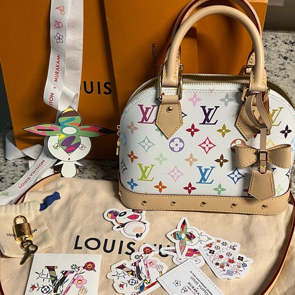 Louis Vuitton Murakami Multicolor Alma BB - Picture 15 of 15